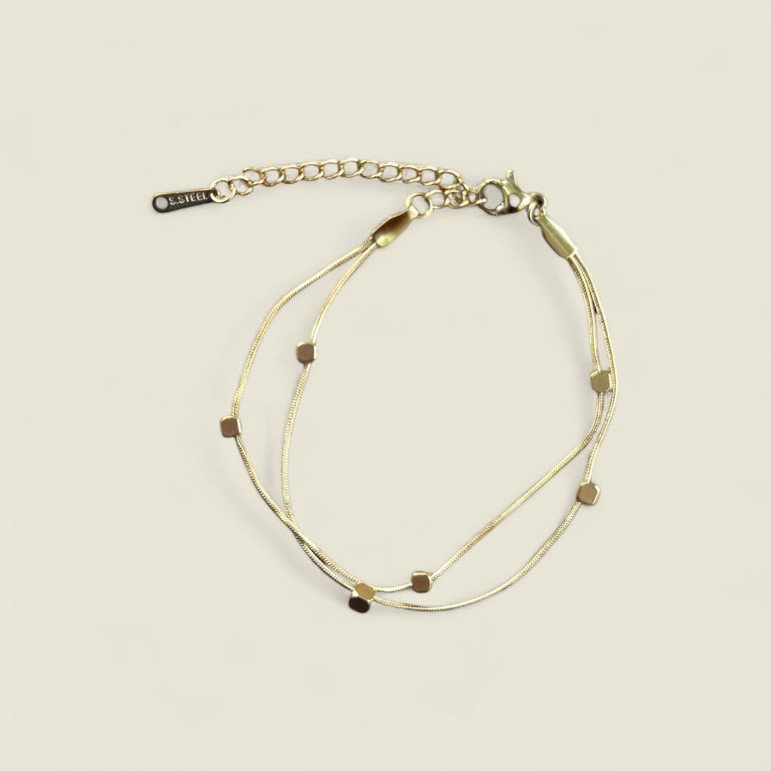 Two-in-One Gold Bracelet