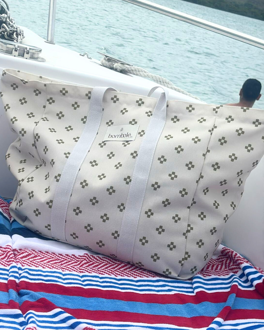 Soft Green Pattern Tote Bag