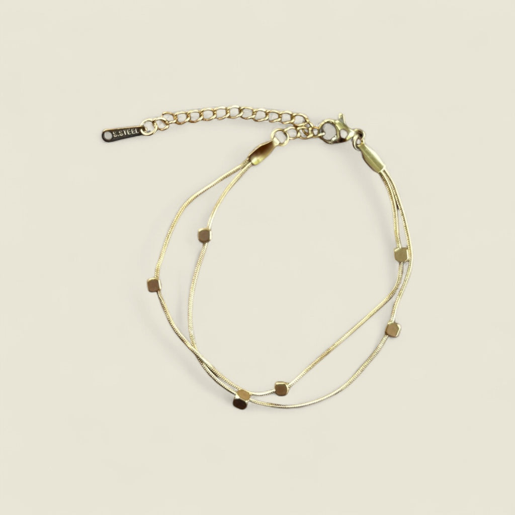 Two-in-One Gold Bracelet