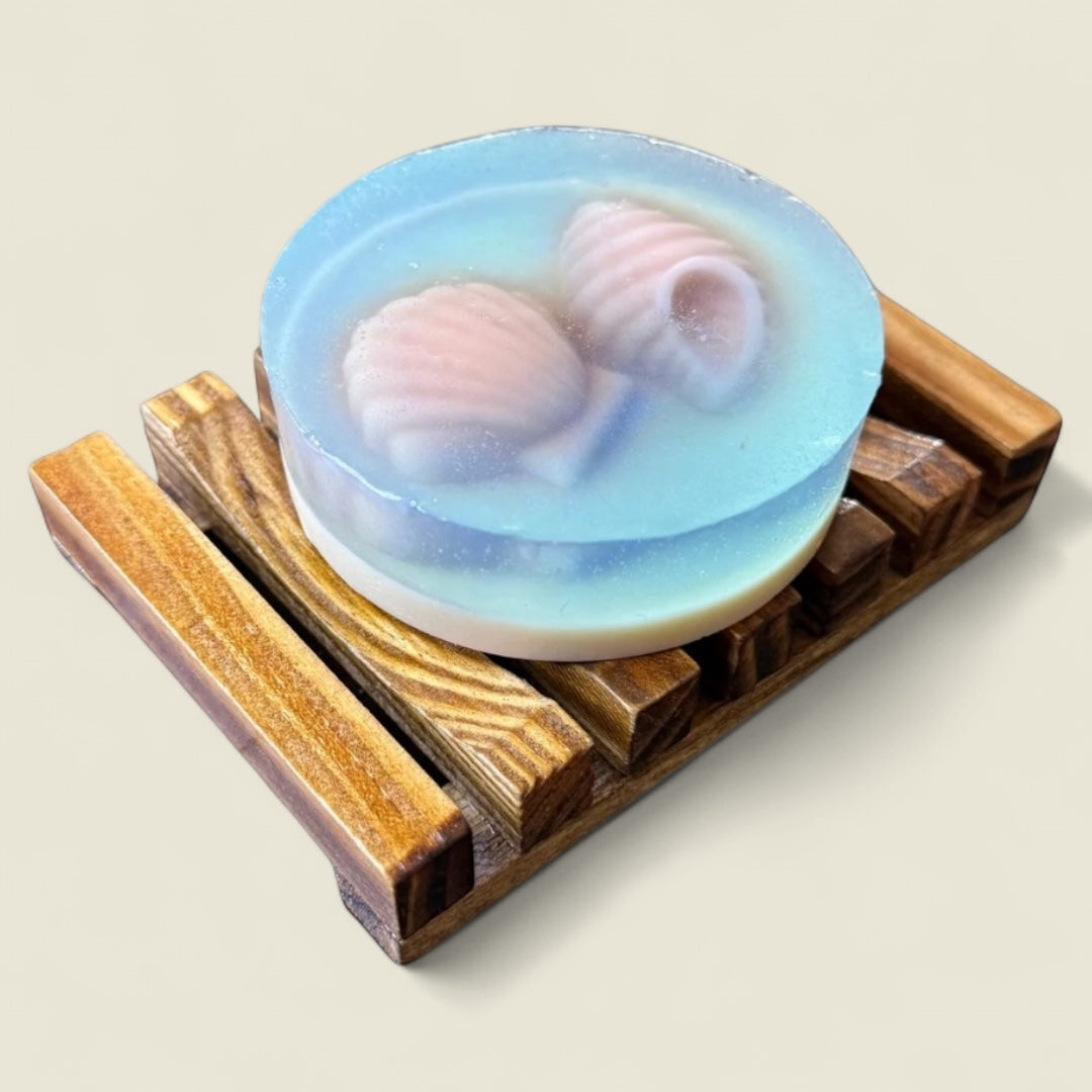 Artisanal Sea-Inspired Soap with Soap Dish