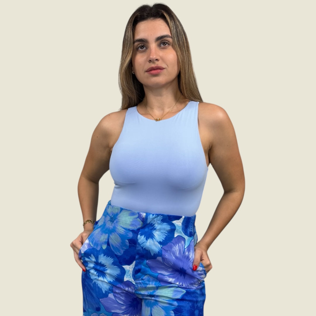Baby Blue 90s Bodysuit