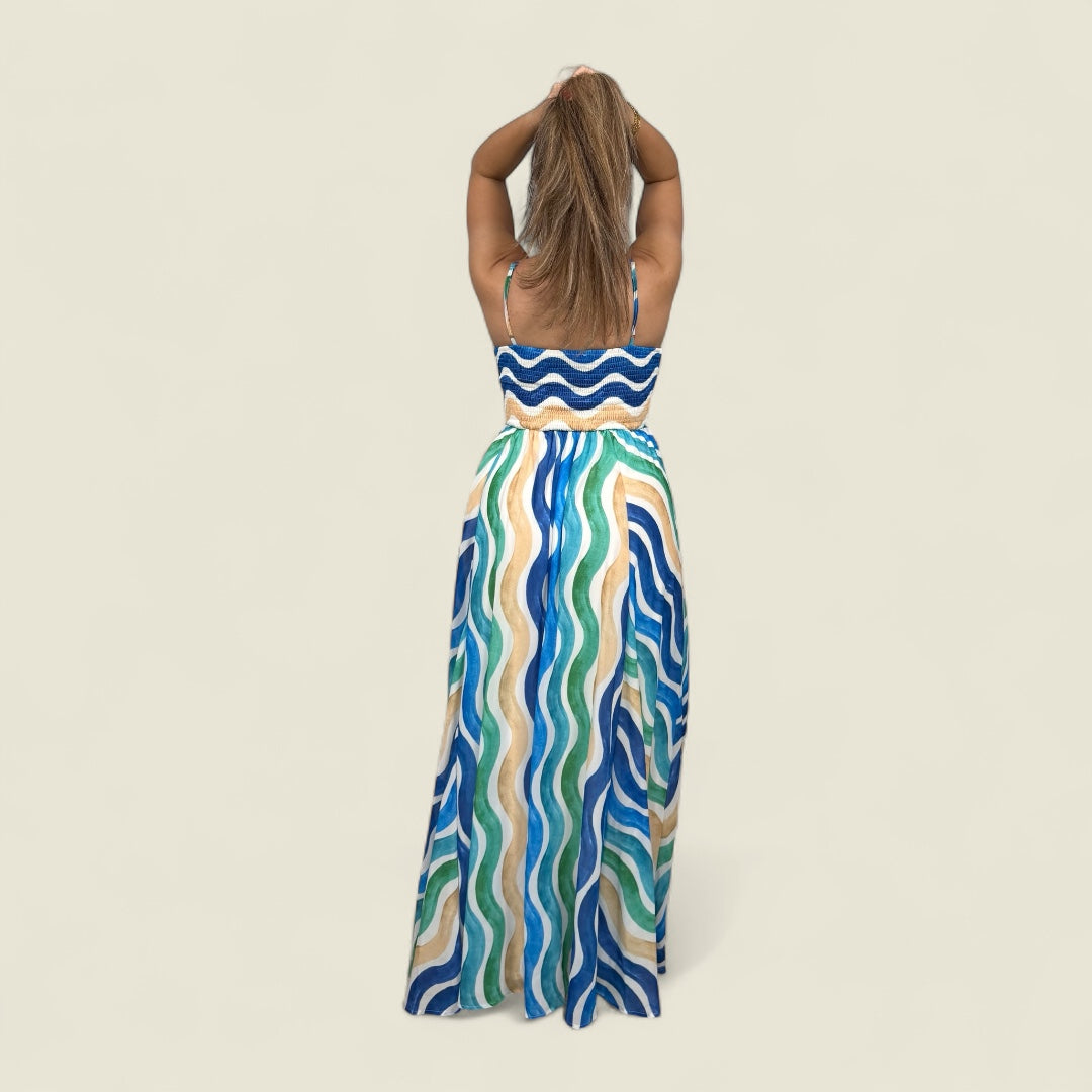 Wave Pattern Maxi
